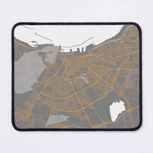 Item preview, Oran City Map of Algeria - Bauhaus designed and sold by deMAP.
