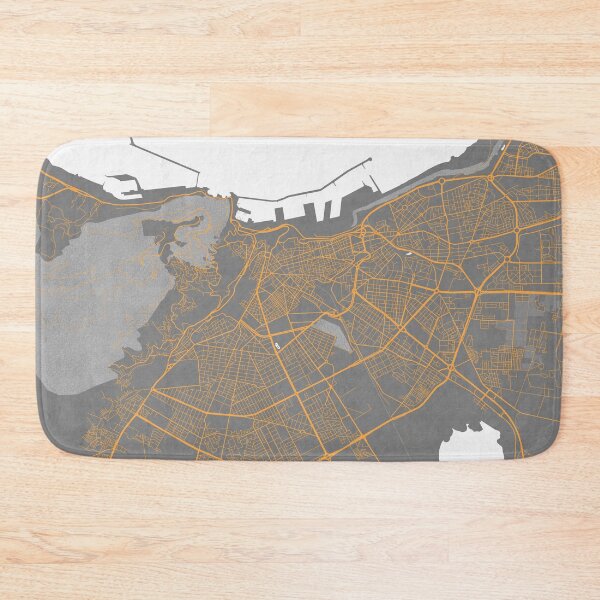 Item preview, Oran City Map of Algeria - Bauhaus designed and sold by deMAP.