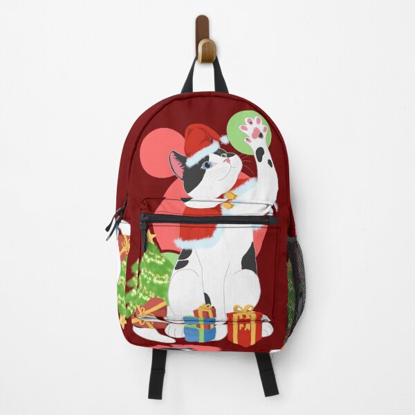 Item preview, CHRISTMAS BLACK & WHITE CAT designed and sold by ulricateodoro.