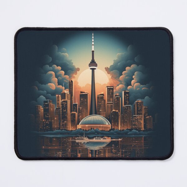 Item preview, Toronto Skyline Illustration designed and sold by sahjindesigns.