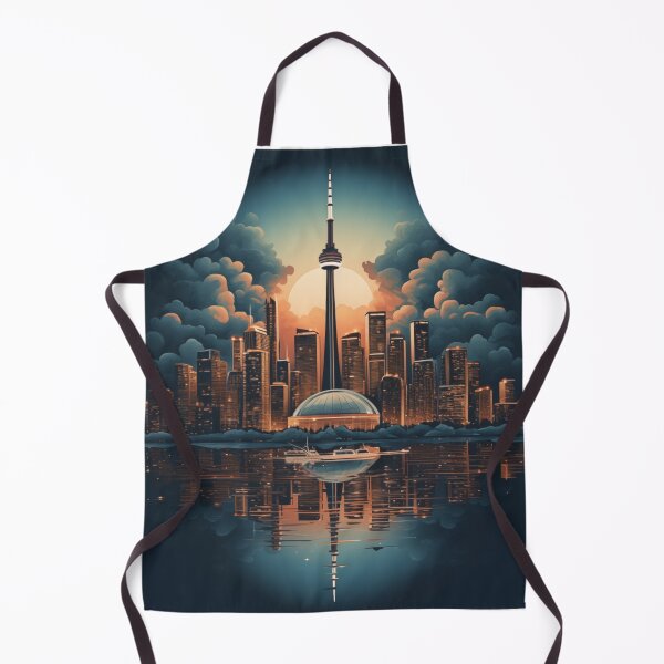 Item preview, Toronto Skyline Illustration designed and sold by sahjindesigns.