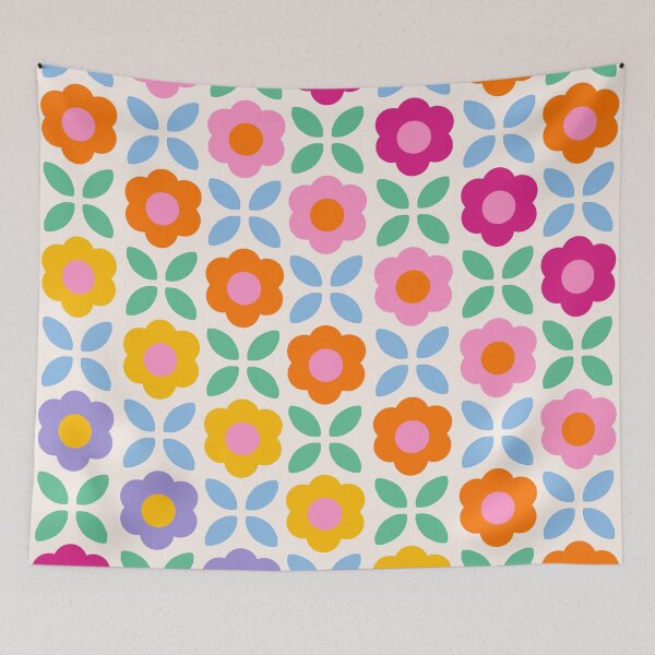Item preview, Retro Flower Pattern #2 designed and sold by Gale Switzer.