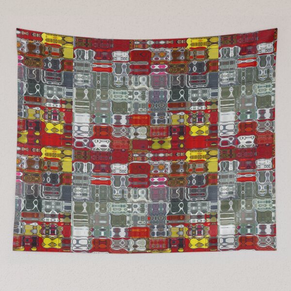 Item preview, Abstraction in Red and Yellow designed and sold by Tom  Reynen.