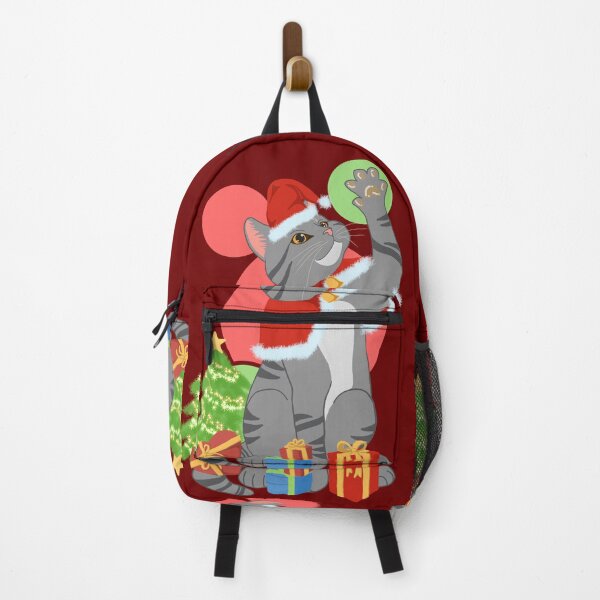 Item preview, CHRISTMAS GRAY CAT designed and sold by ulricateodoro.