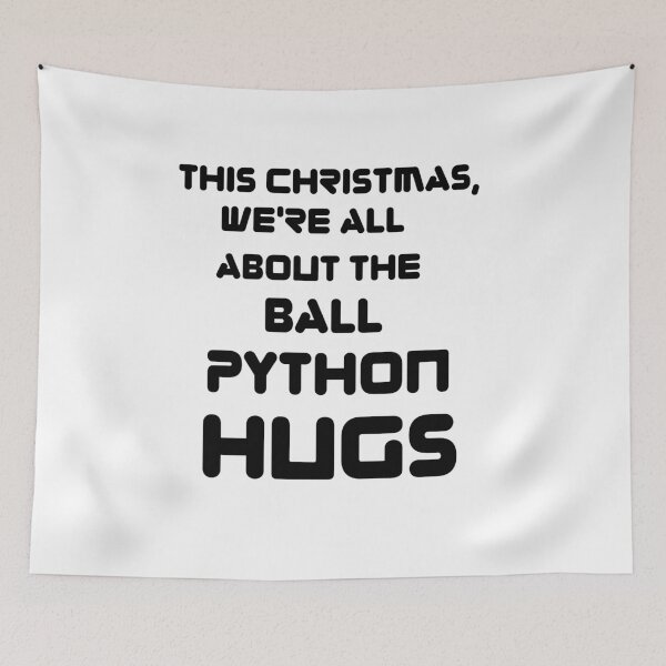Item preview, Christmas ball python hugs designed and sold by Storiesforyou.