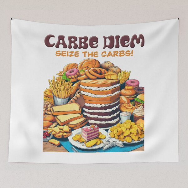 Item preview, Carbe Diem - Seize the Carbs! designed and sold by Matthew Kinnersly.