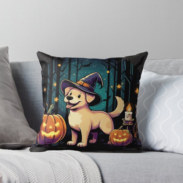 Item preview, “The Awakening of the Witches”, cute dog with a witch hat. designed and sold by yensyriv.