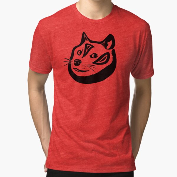 Tribalish Doge Tri-blend T-Shirt
