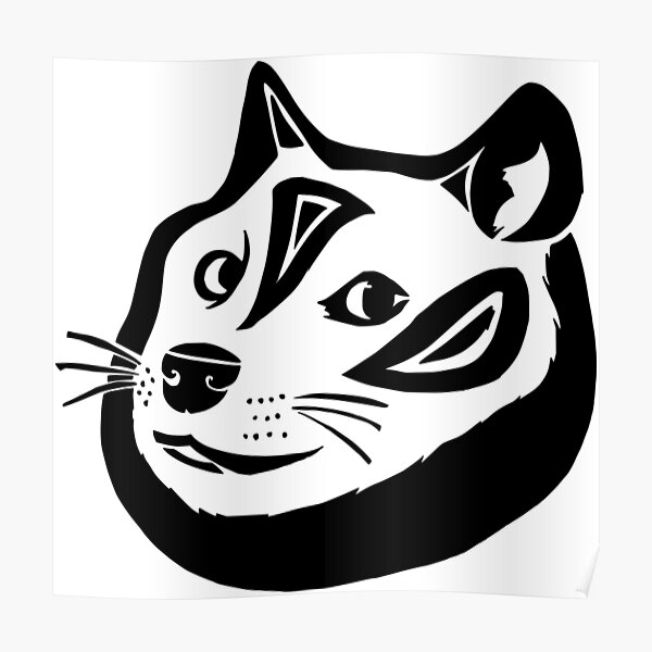 Tribalish Doge Poster