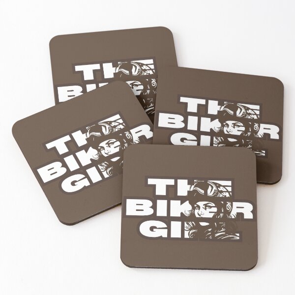 Item preview, THE BIKER GIRL. Girl motorcyclist. designed and sold by VieBelieve.