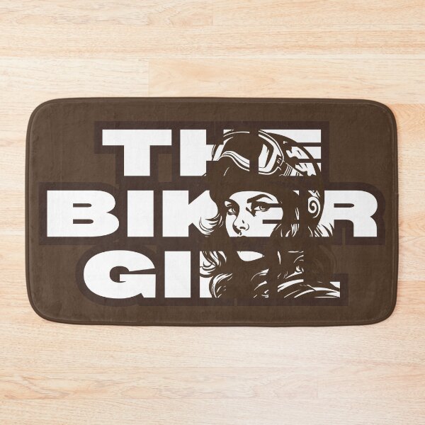 Item preview, THE BIKER GIRL. Girl motorcyclist. designed and sold by VieBelieve.