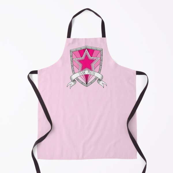 Item preview, Tank Main Gamer Girl Pink Cartoon Shield and Banner designed and sold by JessicaAmber.