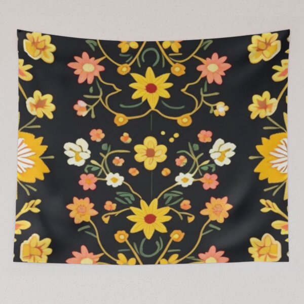 Item preview, Palestinian floral design  designed and sold by Roxburylane.