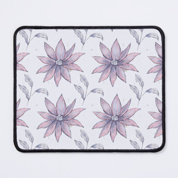 Artikelvorschau, Lila und blaue POINSETTIA-WEIHNACHTSBLUME entworfen und verkauft von LVPRINTS.