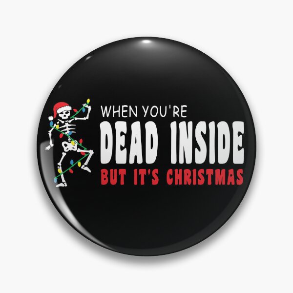 Item preview, Dead Inside but it's Christmas Skeleton Santa designed and sold by Chelsealuv Krigbaum.