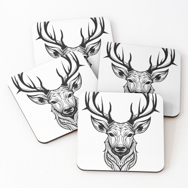 Item preview, Deer Head Line Art designed and sold by hermeneutic.