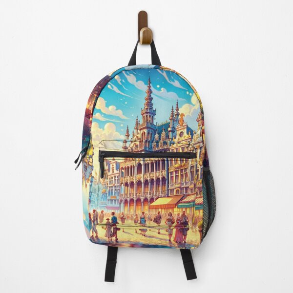 Item preview, Whimsical Day at Grand Place designed and sold by Era-of-Traveler.