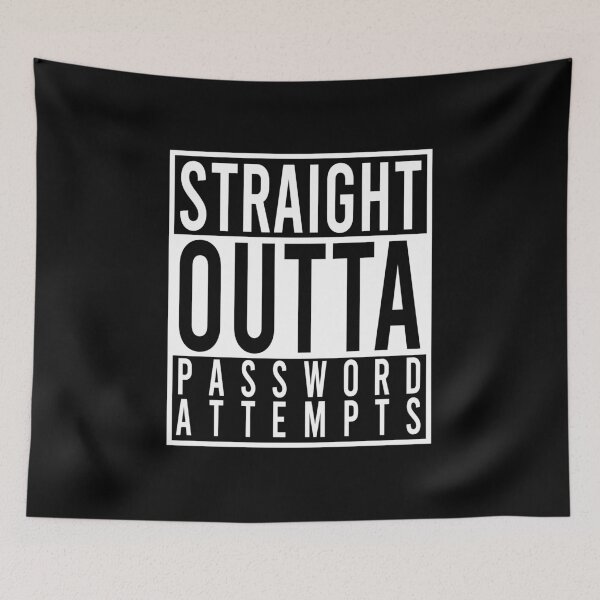 Item preview, Cyber Security Straight Outta Password Attempts designed and sold by Mclickster.