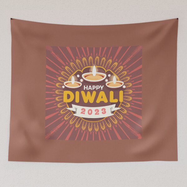 Item preview, Happy Diwali Hindu Festival Celebration Design designed and sold by Jollys-ArtShop.
