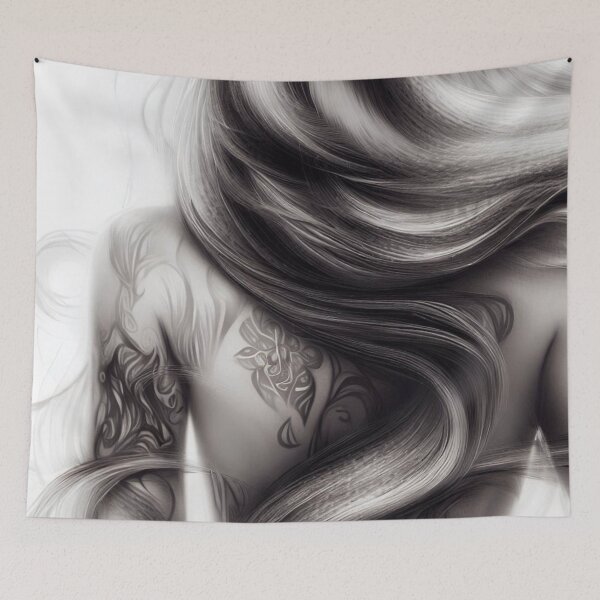 Item preview, Sensual Beauty with Classy Tattoo designed and sold by FrequencyV.