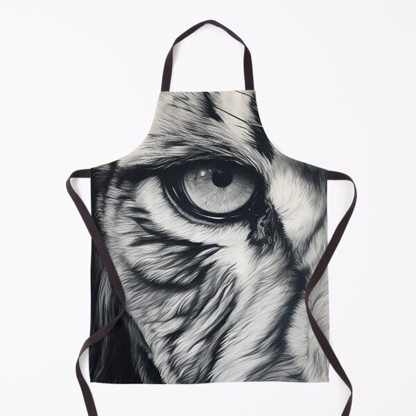 Item preview, Extreme closeup of black and white lion designed and sold by dcrc.