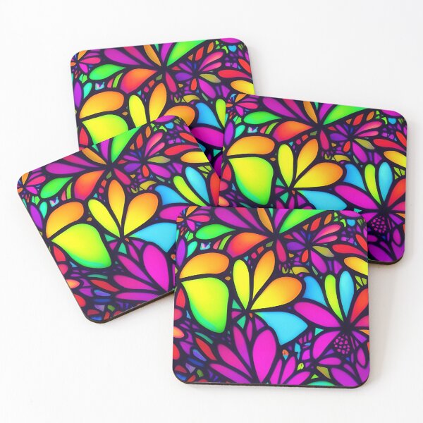 Item preview, Neon Petal Patterns designed and sold by aurahealing.