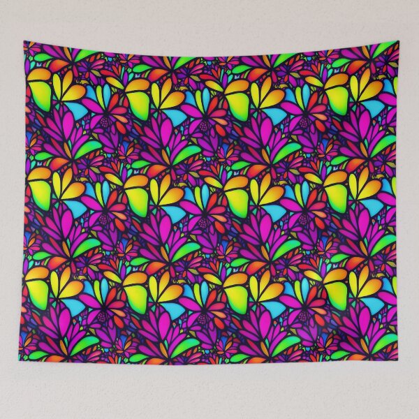 Item preview, Neon Petal Patterns designed and sold by aurahealing.