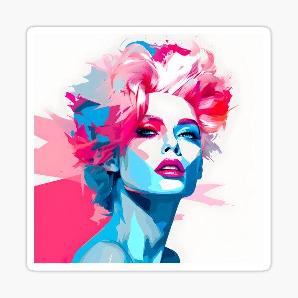 Item preview, Subtle Trans Pride Art Retro 80s Vibe Woman designed and sold by ArtliciousHUMAN.
