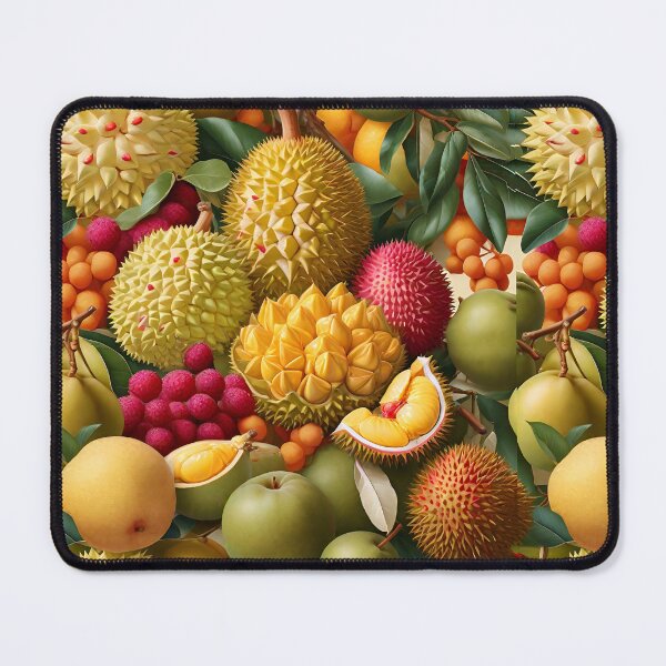 Item preview, Durian, Mangosteen, Rambutan, and Longan: The Delectable Fruits of Thailand designed and sold by Best-Art-32.