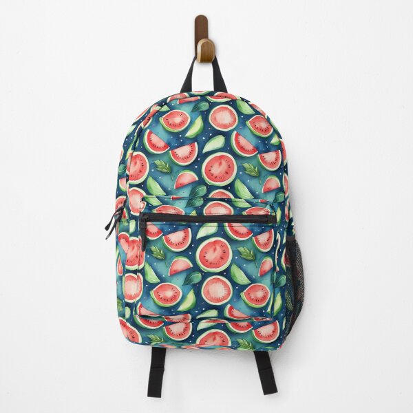 Item preview, Dark Blue Abstract Summer Cute Fresh Watermelon Watercolor Pattern designed and sold by SassyArtistry.