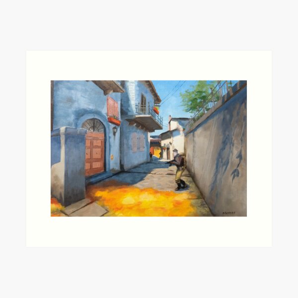 Item preview, Counter Strike Global Offensive, Inferno - Banana designed and sold by shreyasfineart.