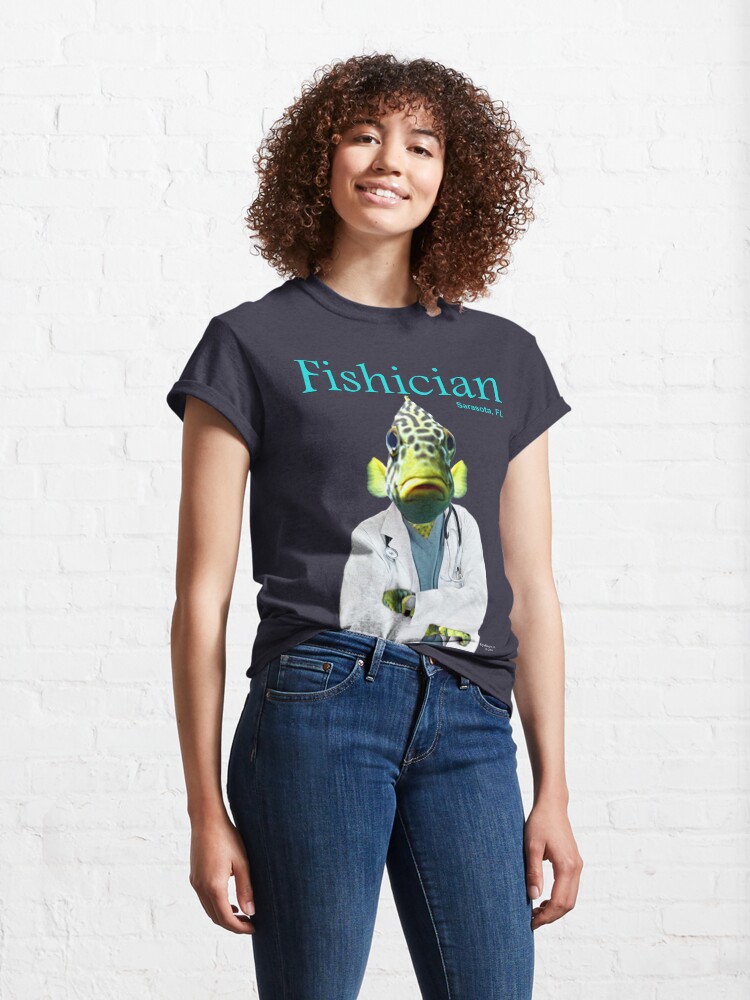 Alternate view of Fishician Classic T-Shirt