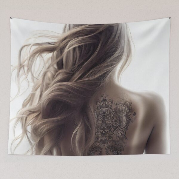 Item preview, Sensual Strong Feminine Sketch designed and sold by FrequencyV.