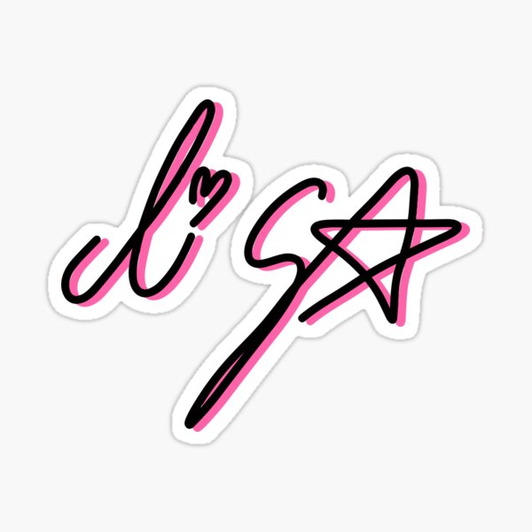 Blackpink Lisa Signature Stickers for Sale | Redbubble