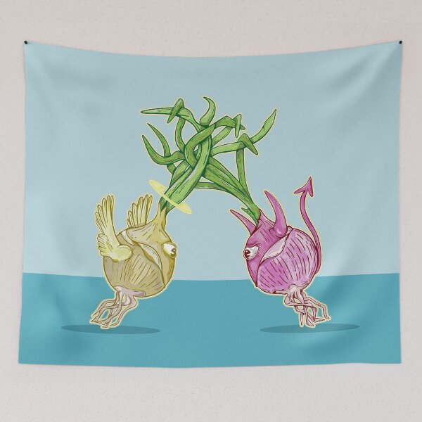 Item preview, Onions fishing funny Christian themed vegetables designed and sold by piedaydesigns.