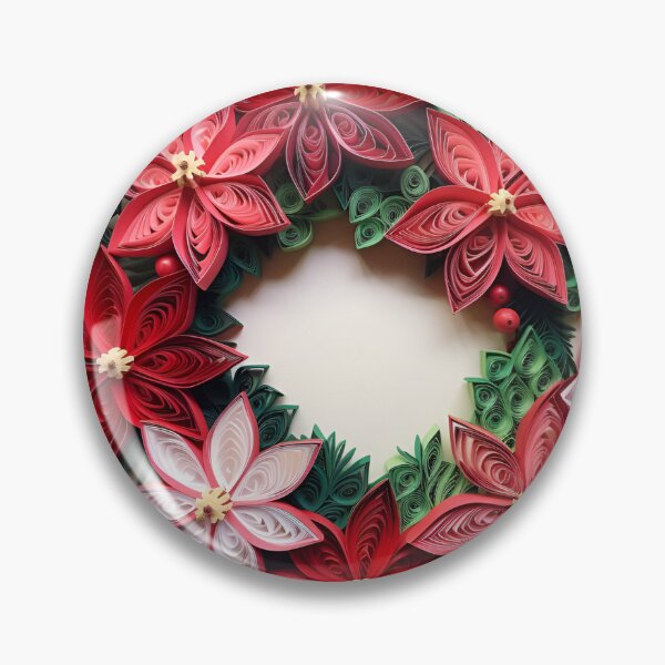 Artikelvorschau, Weihnachtskranz aus Papierquilling entworfen und verkauft von dcrc.