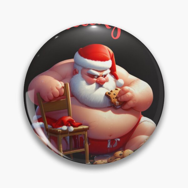 Aperçu de l'œuvre Biscuit drôle du Père Noël toute la nuit créée et vendue par SeeingBeyond.