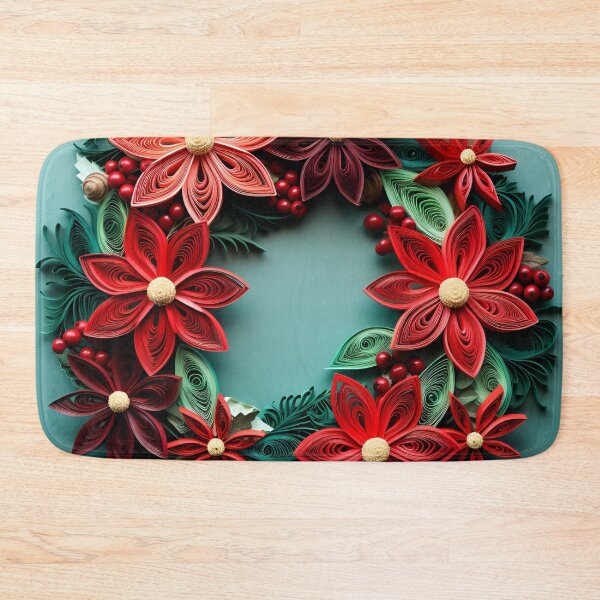 Artikelvorschau, Weihnachtskranz aus Papierquilling entworfen und verkauft von dcrc.