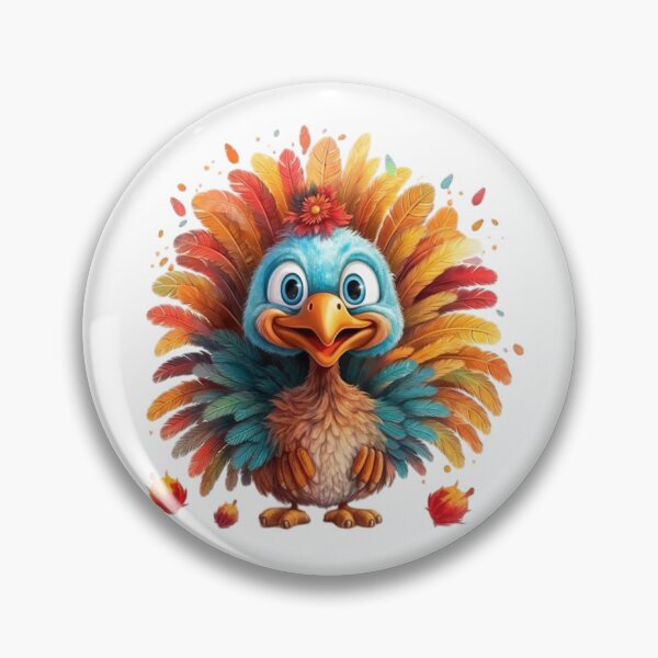 Item preview, Cute Happy Turkey designed and sold by Winarrts.