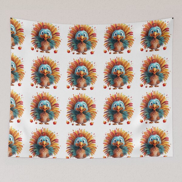 Item preview, Cute Happy Turkey designed and sold by Winarrts.