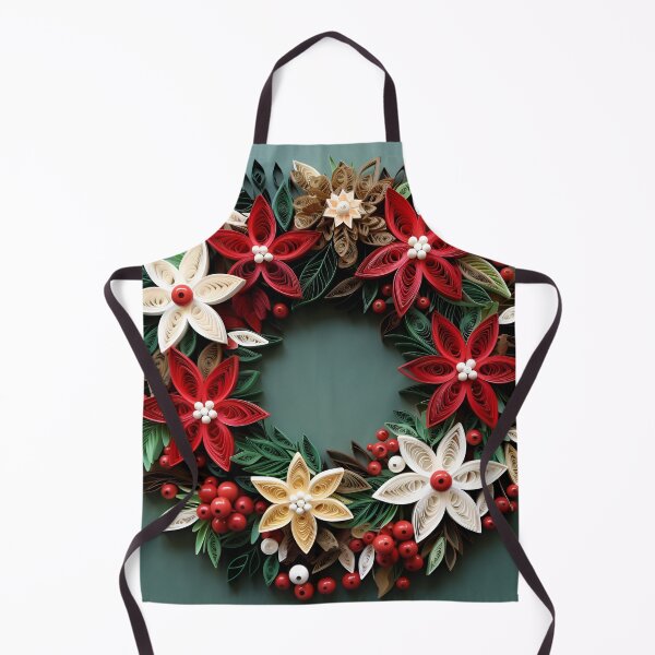 Item preview, paper quilling christmas holiday wreath designed and sold by dcrc.