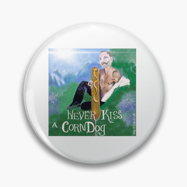 Item preview, Ryan Coomer "Never Kiss a Corndog" designed and sold by ZydecoChaCha.