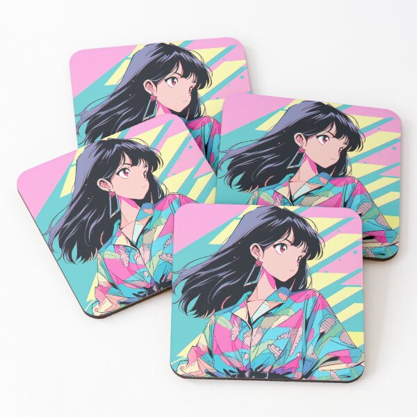 Item preview, Long Black Hair Anime Girl on a Skirt designed and sold by MantixD.