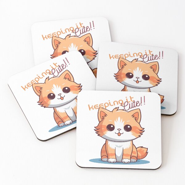 Item preview, Keeping IT Cute Cat designed and sold by Krsna Priya.