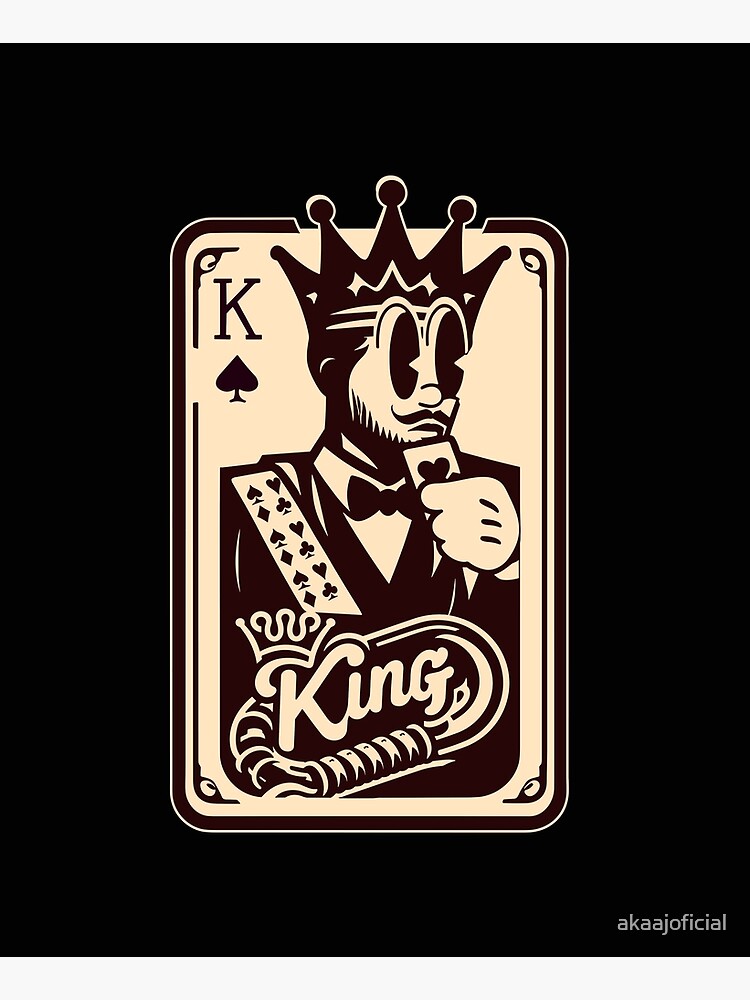 Thumbnail 6 of 6, Apron, Solitaire Cards: King Card designed and sold by akaajoficial.