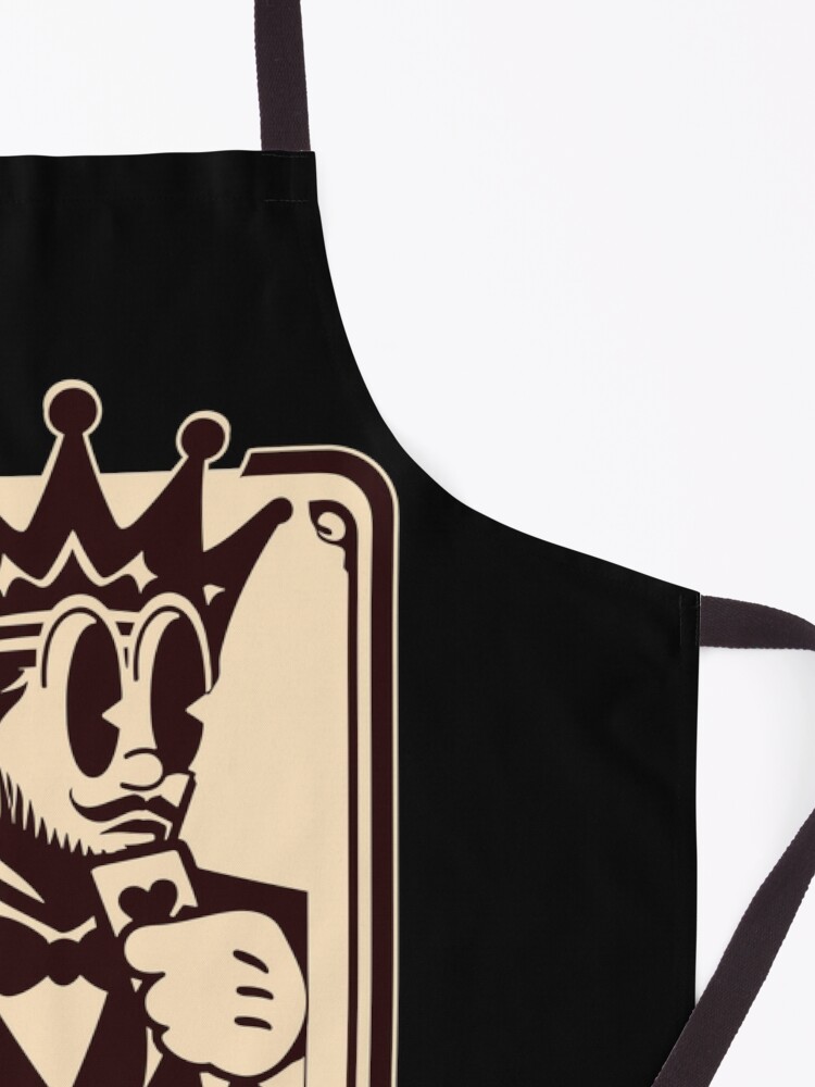 Thumbnail 3 of 6, Apron, Solitaire Cards: King Card designed and sold by akaajoficial.