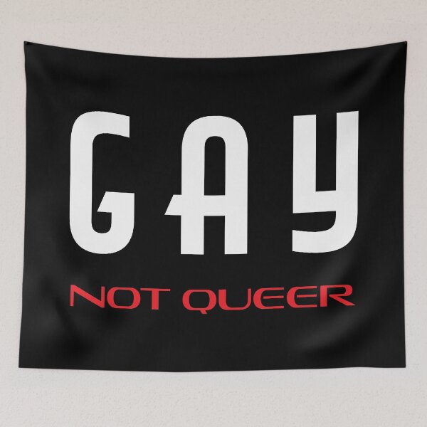 Item preview, Gay Not Queer designed and sold by Sapphic Reality.