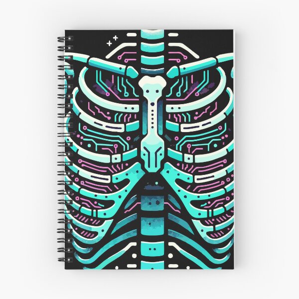 Item preview, Cybernetic Circuit Board Skeleton Ribs designed and sold by Promptified.