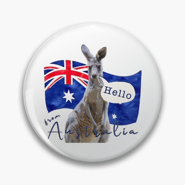 Item preview, Hello from Australia - Kangaroo designed and sold by Michael van der Hoorn.