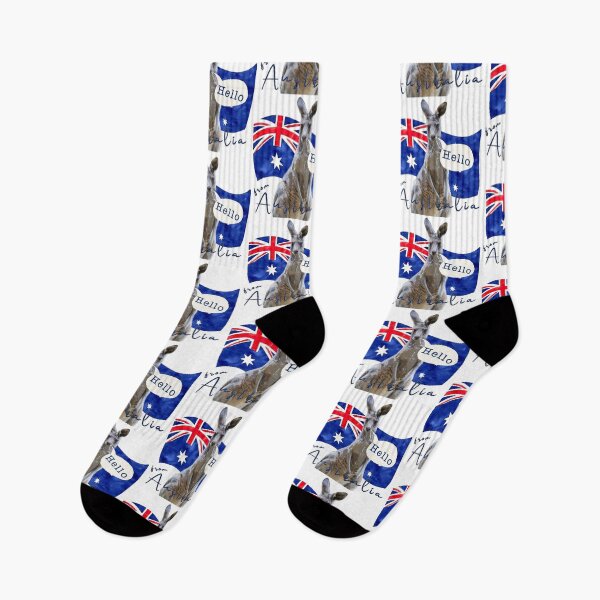 Item preview, Hello from Australia - Kangaroo designed and sold by Michael van der Hoorn.